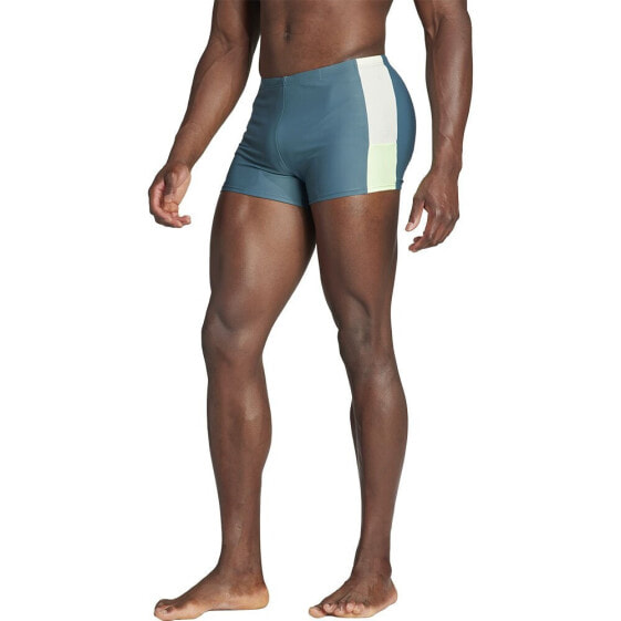 ADIDAS Block 3 Stripes Swim Boxer