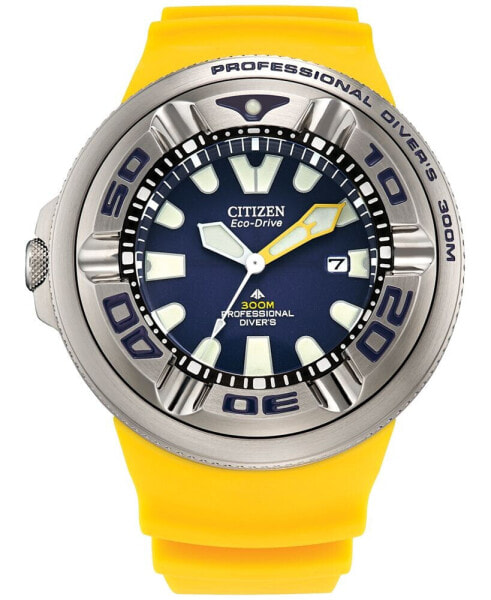 Eco-Drive Men's Promaster Dive Yellow Strap Watch 48mm