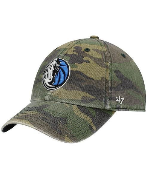 Men's Camo Dallas Mavericks Clean Up Adjustable Hat