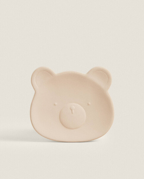 Ceramic bear bathroom soap dish