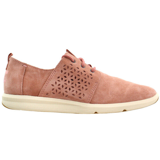 TOMS Del Rey Lace Up Womens Pink Sneakers Casual Shoes 10011744