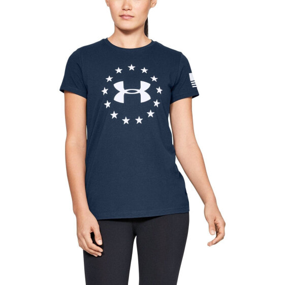 [1333372-408] Womens Under Armour Freedom Logo T-Shirt