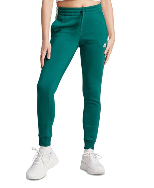 Women's 3-Stripe Cotton Fleece Sweatpant Jogger