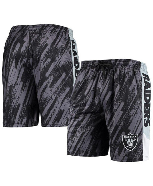 Men's Black Las Vegas Raiders Static Mesh Shorts