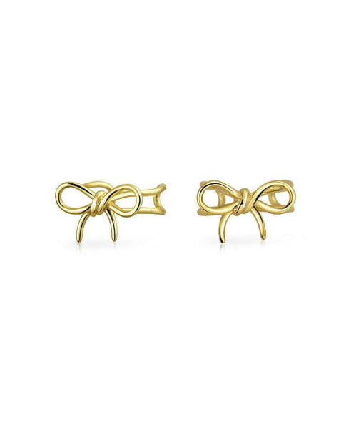 Серьги Bling Jewelry Dainty Bow Ribbon