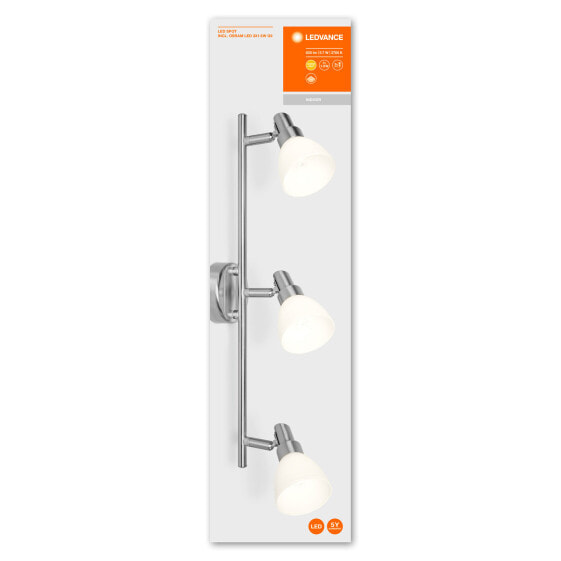 Ledvance SPOT - Surfaced lighting spot - G9 - 3 bulb(s) - LED - 5.7 W - Silver