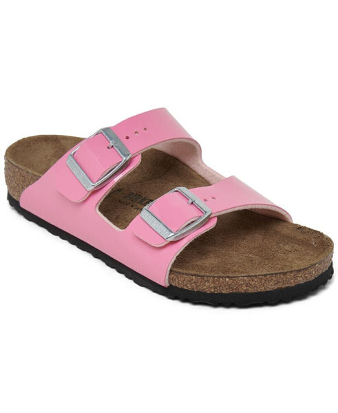 Little Girls Arizona Birko-Flor Patent Sandals from Finish Line