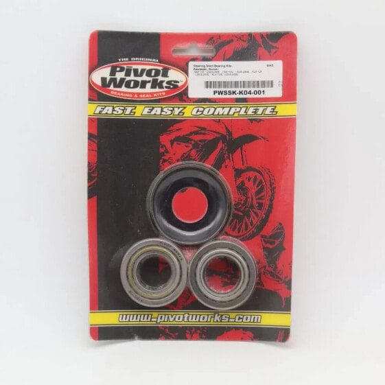 PIVOT WORKS Kawas.Klx 125 03-06/400 03/Suz.Drz 125 03-09 Steering Bearing Kit