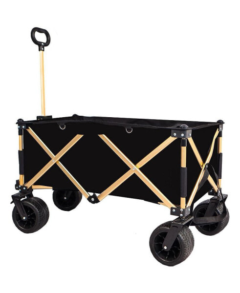 Heavy-Duty Folding Wagon: Compact, Durable, All-Terrain