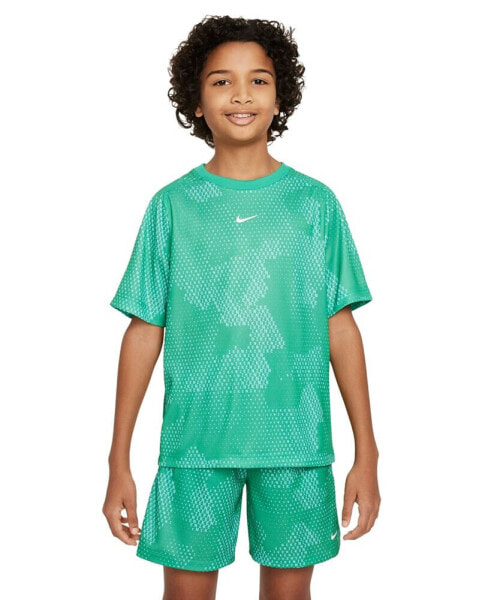 Big Boys Multi Dri-FIT Short-Sleeve Printed Top