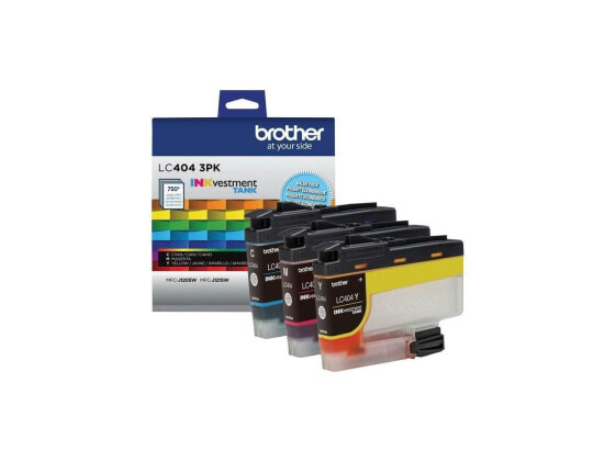 Brother LC4043PK INKvestment Ink Cyan/Magenta/Yellow 3/Pack LC4043PKS