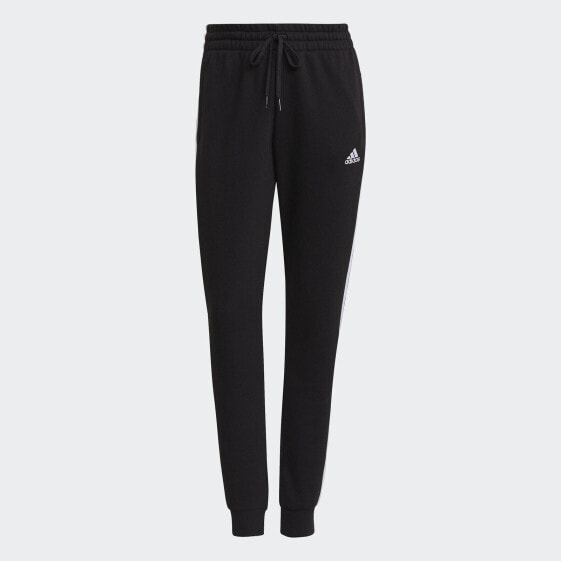 adidas women Essentials Fleece 3-Stripes Pants