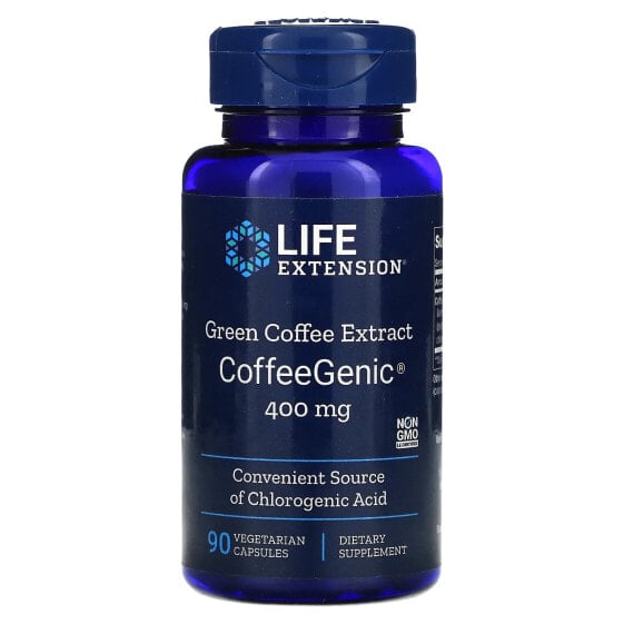 CoffeeGenic, Green Coffee Extract, 400 mg, 90 Vegetarian Capsules