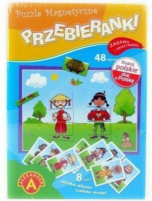 Alexander PUZZLE MAGNETYCZNE PRZEBIERANKI