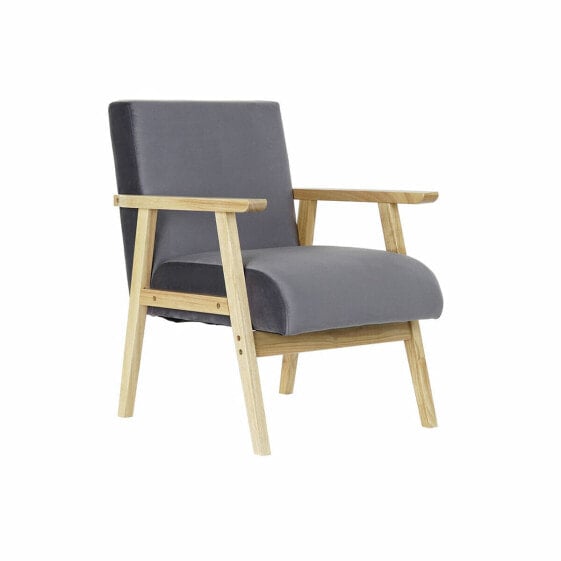 Кресло DKD Home Decor 8424001802159 62 x 70 x 76 cm Натуральный Серый Деревянный MDF