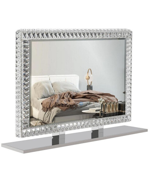 LED Crystal Mirror Light With Dimmable Lights