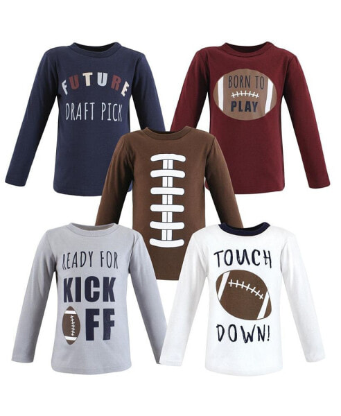 Toddler Boys Long Sleeve T-Shirts, Football