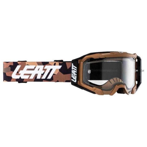 LEATT Velocity 5.5 Enduro off-road goggles with roll-off system