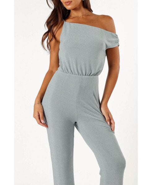 Women's Heather One Shoulder Jumpsuit