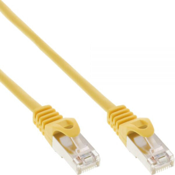 InLine Patch Cable SF/UTP Cat.5e yellow 10m