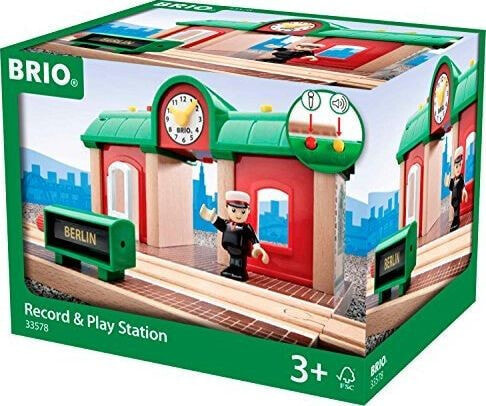 Brio Stacja kolejowa z nagrywarką (33578)