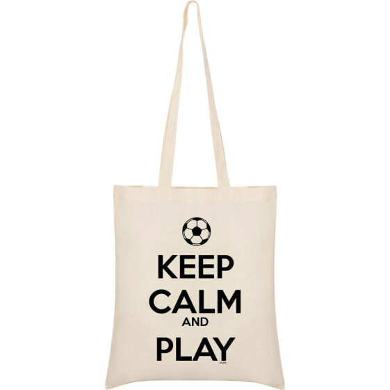 KRUSKIS Keep Calm And Play Football Tote Bag