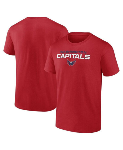 Men's Red Washington Capitals Barnburner T-shirt