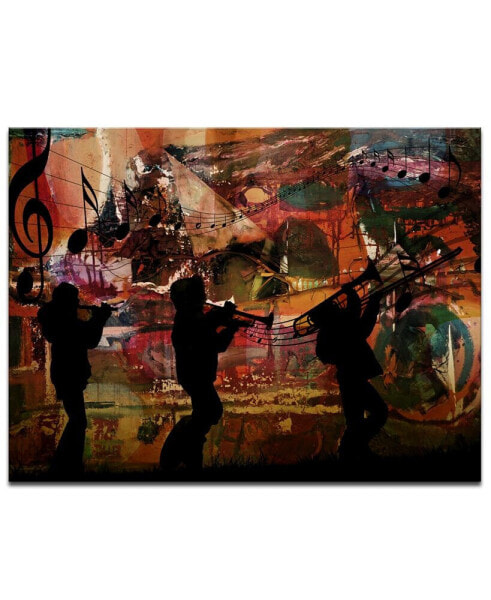 'Jazz Trio' Oversized 30" x 40" Canvas Art Print