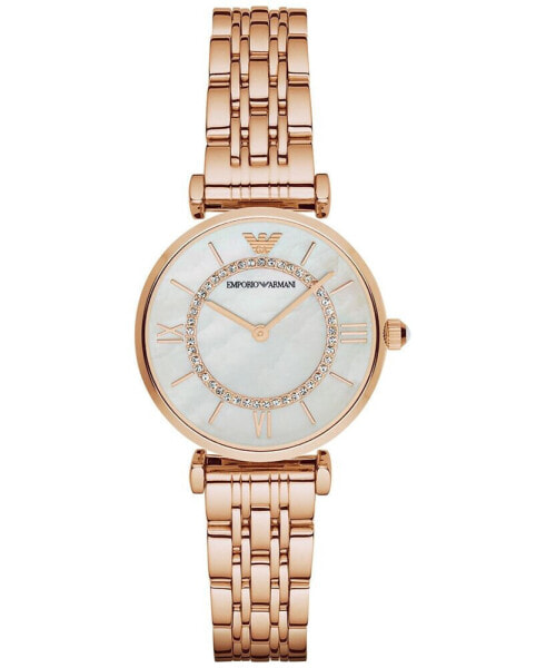 Women's Rose Gold-Tone Stainless Steel Bracelet Watch 32mm AR1909