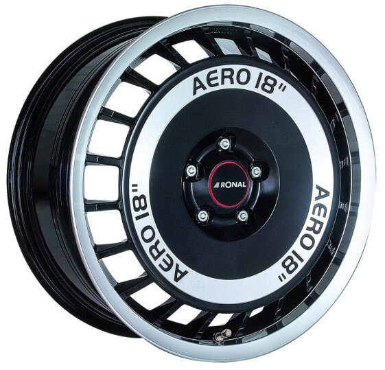 Колесный диск литой Ronal R50 Aero schwarz-frontkopiert 7.5x16 ET38 - LK5/100 ML68