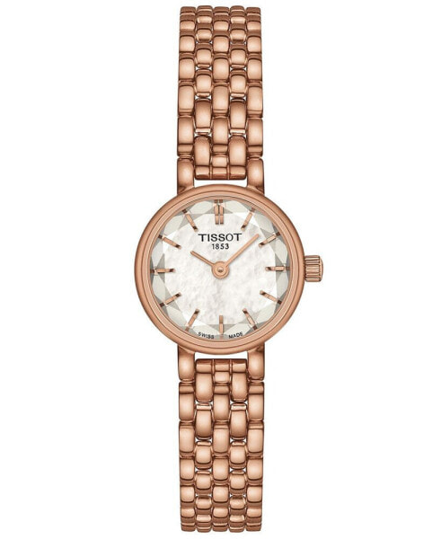 Women's Swiss Lovely Rose Gold PVD Stainless Steel Bracelet Watch 20mm