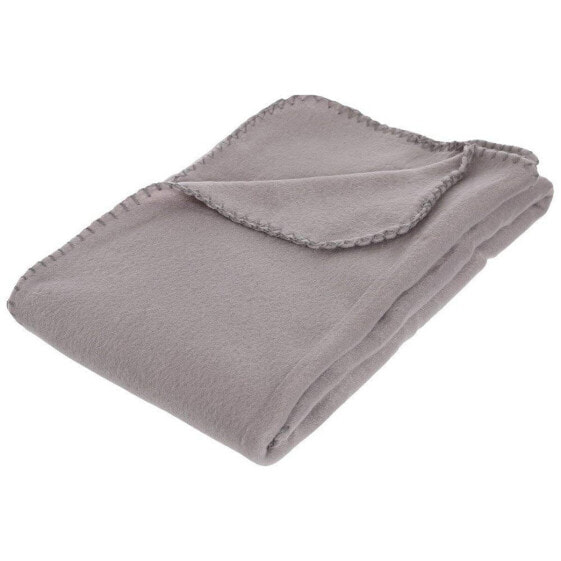 Флисовое одеяло для детей Atmosphera коричневое хлопковое 125 x 150 см