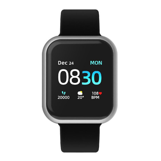 Air 3 Unisex Heart Rate Black Strap Smart Watch 44mm