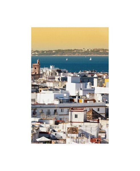 Philippe Hugonnard Made in Spain City of Cadiz at Sunset VIII Canvas Art - 27" x 33.5"