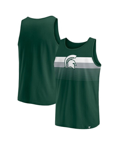 Men's Green Michigan State Spartans Wild Game Tank Top