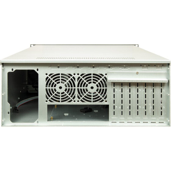 Inter-Tech 4F28 - Rack - Black - Silver - ATX - EATX - Mini-ITX - uATX - Steel - 4U - 15.5 cm