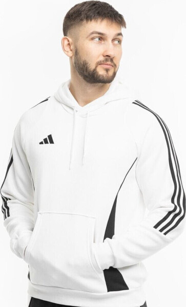 Adidas Bluza męska adidas Tiro 24 Sweat Hooded biała IR7547 XL