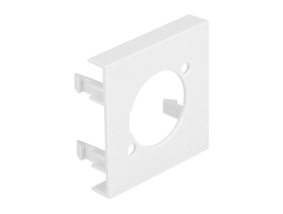 Delock Easy 45 - White - Plastic - Polycarbonate (PC) - Screwless - Universal - 45 mm - 45 mm