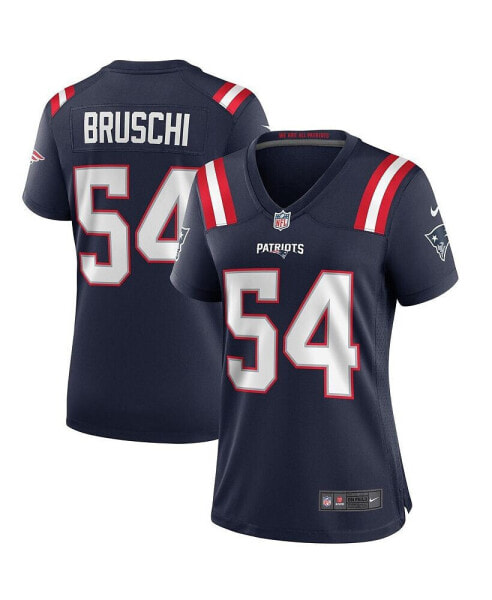 Women's Tedy Bruschi Navy New England Patriots Game Retired Player Jersey