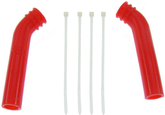 Q Model Silicone muffler cap (deflector) 10mm (red) – 1 pc