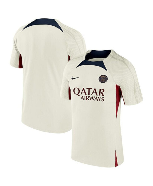 Men's Cream Paris Saint-Germain 2023/24 Strike Training Top