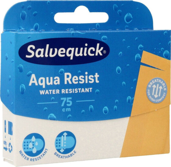 Пластырь эластичный Salvequick Aqua Resist для резки 75см 1шт