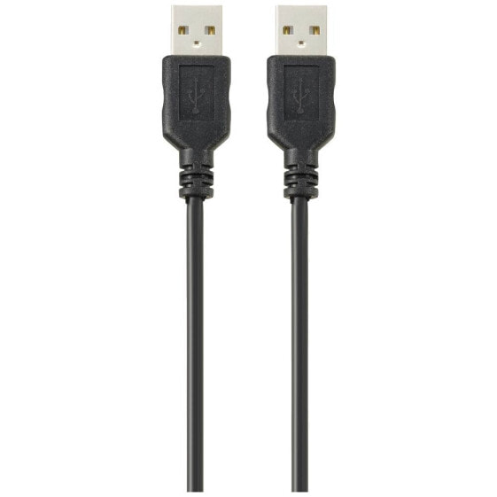 Renkforce USB-Kabel USB 2.0 USB-A Stecker 1.00 m Schwarz PVC-Mantel RF-5771508