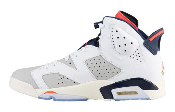 Jordan Air Jordan 6 Retro Tinker 中帮 复古篮球鞋 GS 白色 / Кроссовки Jordan Air Jordan 384665-104