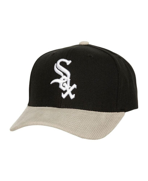 Men's Black, Gray Chicago White Sox Corduroy Pro Snapback Hat