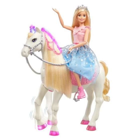 Кукла Barbie принцесса и её замечательная лошадь GML79