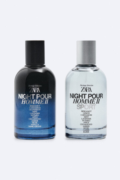 Night pour homme ii + night pour homme ii sport 100ml / 3.38 oz