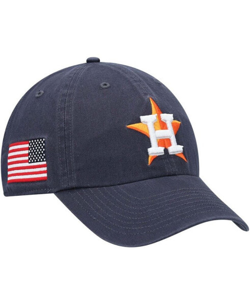 Men's Navy Houston Astros Heritage Clean Up Adjustable Hat