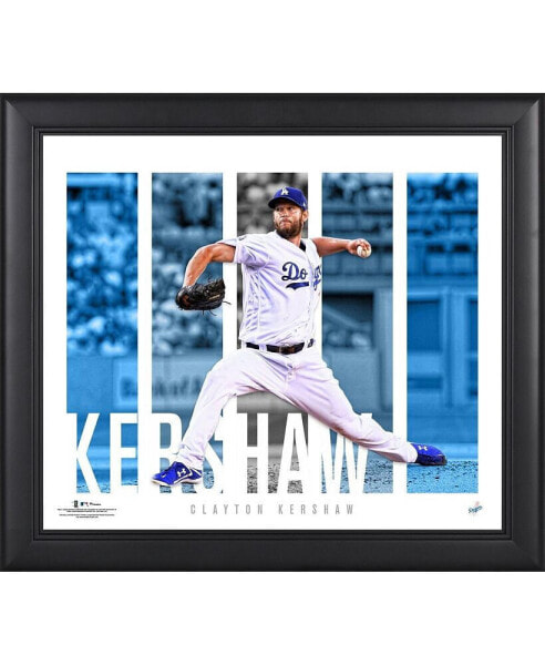 Clayton Kershaw Los Angeles Dodgers Framed 15" x 17" Player Panel Collage