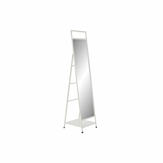 Зеркало напольное DKD Home Decor White Metal Mirror Rectangular 30 x 40 cm 39 x 40 x 160 cm